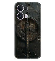Oppo Reno 13F Kılıf Boutique Baskılı Resimli Sword Pcode -051