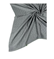 Mısırlı Eşarpları İpek Pamuklu Eşarp (Koyu Gri)
