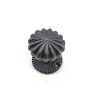 Antika Tarz Dekoratif Pirinç Açarlı Kapı Babası - 50mm, Oksit