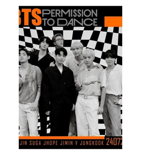 Bts Dans Ü Izni Tablo Ahşap Poster Dekoratif Kod2388