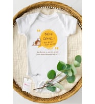 Beni Öpme Özel Tasarım Bebek Zıbın Pamuklu Çıtçıtlı Body