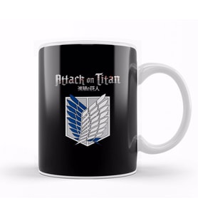 Attack On Titan 03 Kupa Bardak Porselen