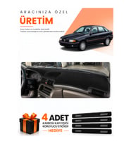 OPEL ASTRA F AİRBAGLİ (1991-1998) Uyumlu Torpido Koruma Örtüsü Oto Kılıfı - Siyah