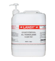 LANSY ENDÜSTRİYEL EL TEMİZLEME KREMİ SIVI GRANÜLSÜZ 5 KG+POMPA APARATI