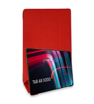 Samsung Galaxy X200 Tab A8 10.5 Kılıf Tablet Smart Kılıf - Kırmızı