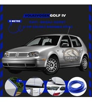 Volksvogen Golf 4 Oto Araç Kapı Koruma Fitili 5metre Parlak Mavi Renk
