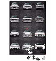 History Nissan GTR V2 Specs Puzzle 240 Parça Yapboz