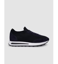 Triko Lacivert Bağcıklı Erkek Sneaker