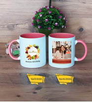 Diyetisyen Kupa Bardak Pembe Fotoğraflı Diyetisyenler Günü Hediyesi