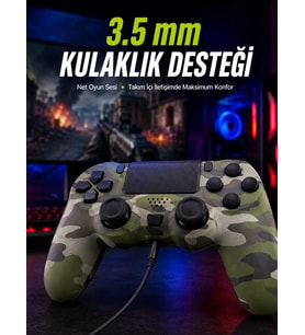 LED Işıklı Oyun Kolu – Durum Göstergeli Şık Tasarım
