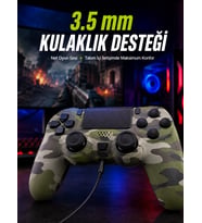 LED Işıklı Oyun Kolu – Durum Göstergeli Şık Tasarım