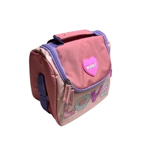 MUGGLE MU-5781 LOVE TEK GÖZLÜ BESLENME ÇANTASI - PEMBE