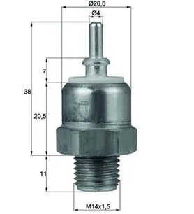MAHLE TSW45 Fan Musiri A0065459024