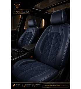 Peugeot Rifter 2019+ Uyumlu Altar Serisi Tay Tüyü Füme Premium Koltuk Kılıfı