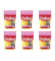 Pro Line Renkli Taneli Tavuklu Yetişkin Kedi Maması 400 Gr X 6 Adet (Kahverengi)