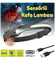 Klaus Sensörlü Kafa Lambası 5+3W 350 Lumen 1200MAH