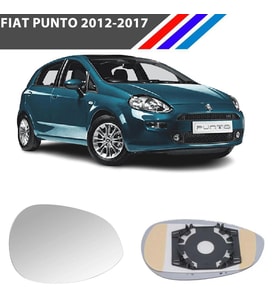 Otozet - Fiat Punto Sol Dış Ayna Camı Sürücü Tarafı Mekanik Tip 2012-2017