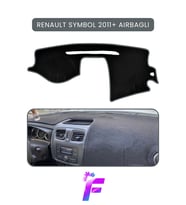 RENAULT SYMBOL AIRBAGLI (2012-2020) Torpido Örtüsü Güneşten Korur Kolay Montaj Tam Uyum A68