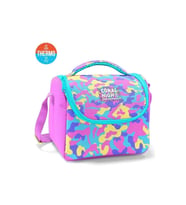 CORAL HIGH 37101 PEMBE SARI LAVANTA KAMUFLAJ DESENLİ THERMO BESLENME ÇANTASI