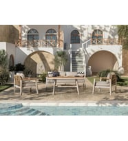 Onyx Bahçe & Balkon Oturma Grubu Krem