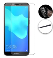 Huawei Y5 2018 - Honor 7s Screen Protector Esnek Nano Ekran Koruyucu Kırılmaz Cam + Stylus Kalem (Şeffaf)