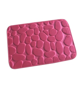 River World 60 cm x 40 cm Pembe Renkte Banyo Paspası Kaydırmaz