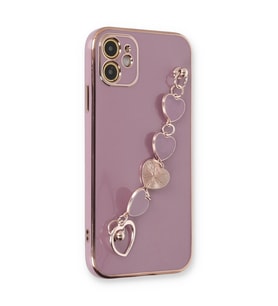 Apple İphone 12 Kılıf Esila Silikon - Mor