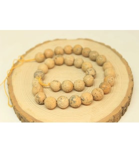 Jasper Taşı YARIM Dizi 11.5-12mm Aralığı (25845) (18cm uzunluğundadır)
