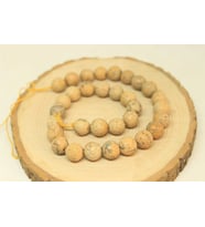 Jasper Taşı YARIM Dizi 11.5-12mm Aralığı (25845) (18cm uzunluğundadır)