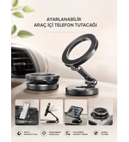 Araç İçi Telefon Tutacağı Manyetik Tasarım Ayarlanabilir