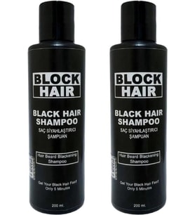 Northcity Saçları Siyahlaştıran Block Hair Şampuan 200ML x 2 Adet