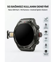 SIM Kartlı 5G Android Akıllı Saat HD Kamera Wi-Fi GPS Uygulama Yükleyebilen