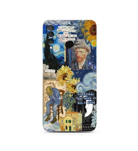 Huawei P30 Lite Uyumlu Baskılı Yumuşak Silikon Şeffaf Telefon Kılıfı