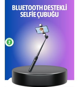 Bluetooth Selfie Çubuğu - Uzaktan Kumandalı