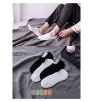 10 Çift Siyah Beyaz Kadın Sneakers Çoraplar