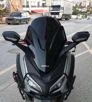 MOTOCAM Honda Forza 250 Ön Cam 2021-2026 Model 47cm Siyah Renkli 4mm İADE YOKTUR