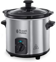 Hobbs Slow Cooker Mini [ağır 2 l seramik pişirme tenceresi, isteğe göre sıcaklık dağılımı] kompakt yavaş pişirici (3 sıcaklık ayarı ve sıcak tutma fonksiyonu, 145 W) yavaş pişirici 25570-56