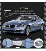 Bmw F10 Oto Araç Kapı Koruma Fitili 5metre Parlak Gri Renk
