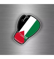 Filistin Yumruk Bayrak Sticker 19CM