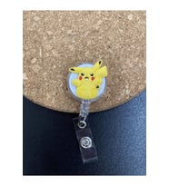 Pokemon Pikachu Figürlü Yoyo Yaka Kartlık Tutucu