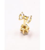 14 Ayar Altın Piercing Tragus Küpe
