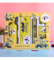 Minyonlar Kırtasiye Seti Hediye Kutusu Okul Malzemeleri Sanrio Minions Kırtasiye Seti 8 Parça