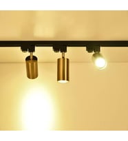 mylights  üçlü ray spot eskitme  başlıklı  led spot  gün ışığı led ampul fiyata dahilidir (Siyah)