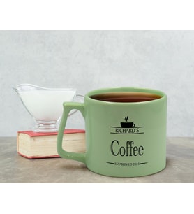 BK Gift Kişiye Özel İsimli Tarihli Pastel Yeşil Middle Kupa Bardak, Arkadaşa Hediye, Ev Hediyesi, Doğum Günü Hediyesi, Ofis Hediyesi-1
