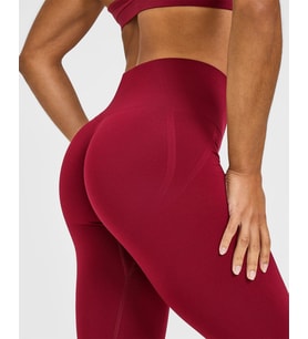 Oner Active Bordo Seamless Spor Tayt