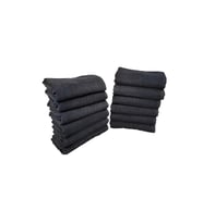 12li Paket Boya Tutmayan Mikrofiber El Yüz Spor Kuaför Havlusu 50X90 Cm