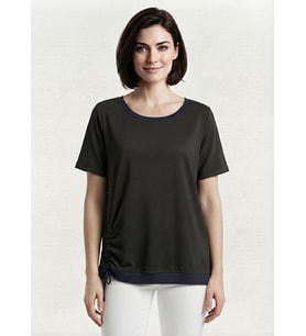 Kadın Siyah Casual Rahat T-Shirt