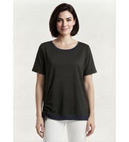 Kadın Siyah Casual Rahat T-Shirt