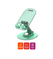 Polosmart PSM143 Telefon Tablet Standı 60° Ayarlanabilir 1000g Taşıma Kapasiteli Yeşil