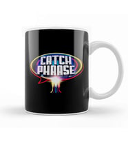 Retro Catchphrase Logo Kupa Bardak Porselen